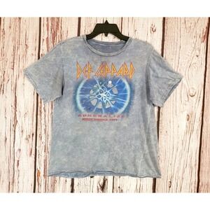 Def Leppard M T-Shirt Adrenalize 2017 Tie Dye Rock Band Crew Mens North America